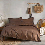 Постільна білизна Dakota Modern сатин-premium Lotus Home шоколад