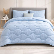 Набір антиалергенна ковдра та 1 подушка NordicBlue Ideia