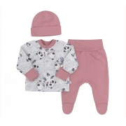 Комплект дитячий Бембі KP274 сіро-рожевий