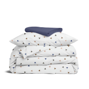 Дитяча постільна білизна в ліжечко BLUE DELTA Cosas білий