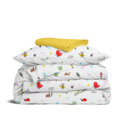 Дитяча постільна білизна в ліжечко BEES CS2 Cosas червоний