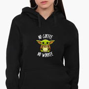 Худі жіночий Бейбі Йода Мандалорець MobiPrint 8921-1987 чорний