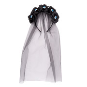 Обруч Хэллоуин Черная вдова с фатой YES! Fun 974508