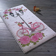 Килимок для ванної кімнати Romantic bike Confetti pembe