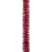 Гірлянда декоративна червона з білими кінчиками YES! Fun