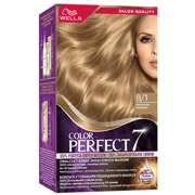 Стойкая краска для волос Wella Color Perfect 7 8/1 Пепельный блонд 4064666598383