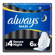 Гігієнічні прокладки 6 шт Always Maxi Secure Night Single
