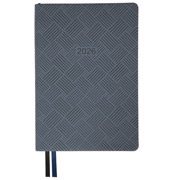 Щоденник датований А5 368 стор Urban Leo Planner 252692 ссірий