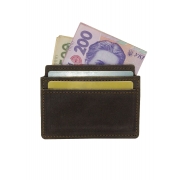 Кардхолдер-візитниця BermuD Ретро М02 B 25-18Ko-02-4 коричнева