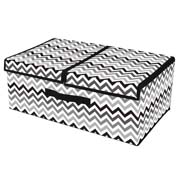 Короб складаний з двома кришками 50x30x20 см Zigzag Handy Home ZSH-08 біло-сіро-чорний