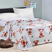 Плед Новорічні пустощі 500502 велсофт Selena