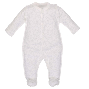 Комбінезон для дівчинки Татошка 1506253мд інтерлок білий з набивкою