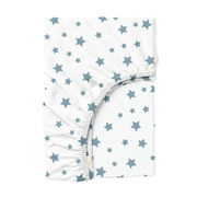 Простирадло на гумці в дитяче ліжечко Blue Stars Cs1 Cosas ранфорс