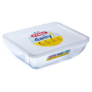 Форма з кришкою прямокутна 22х17 см 1.3 л Daily Pyrex 342P000/3646