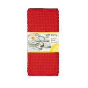 Коврик тканевый для мокрой посуды 30х40 см Kornel KL-60 красный
