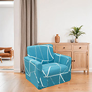 Трикотажний чохол на крісло Love you 033