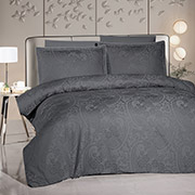 Постільна білизна Tracy Steel Grey сатин-преміум La Romano