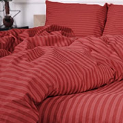 Пододеяльник детский 17-0608 Stripe Red бязь MirSon