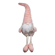 Інтер'єрна текстильна фігурка Гном новорічний №2 YES! Fun 973615 60 см рожевий