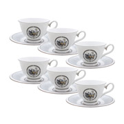 Набір кавовий порцеляновий 12 предметів 200 мл Фаетон Lefard 586-085