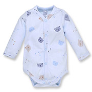 Боді 1433251гвд інтерлок Татошка блакитний із принтом