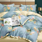 Комплект постільної білизни Євро Elle Floret Olive Soho