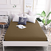 Простирадло на гумці MirSon сатин 0211 Cacao