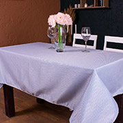 Скатертина жакардова 303 Jacquard Blue Mirson