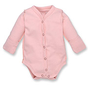 Боді для дівчинки 1433153пуд інтерлок Татошка рожевий