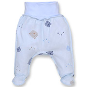 Повзунки 0333207гвд інтерлок-раппорт Татошка блакитний із принтом