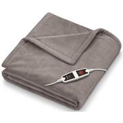 Електроковдра 150х200см 150 Вт 6 режимів Beurer сіра