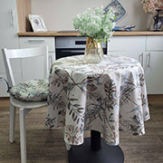 Скатертина бавовняна кругла Міра Прованс