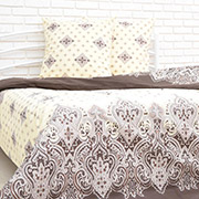 Постільна білизна 4016 Beige бязь-gold Nostra