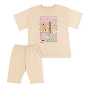 Костюм для дівчинки КС814 футболка і шорти Бембі супрем 200-молочний