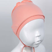 Чепчик для малюків Татошка 05207 футер персиковий