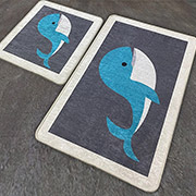 Набір килимків для ванної кімнати Delfino Chilai Home