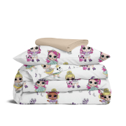 Дитяча постільна білизна в ліжечко LOL CS7 Cosas фуксія