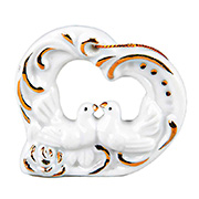 Фігурки декоративна порцелянова Голуби 5см Lefard 149-1020 