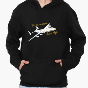 Худі чоловічий Від вогню міцніє – наша Мрія MobiPrint 9225-3705 чорний