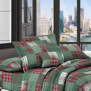 Наволочка Клітинки green 600751 полікоттон 600751 Selena