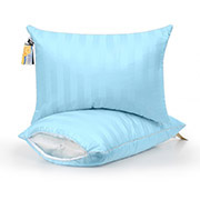 Антиалергенна висока подушка 1167 Valentino Hand made EcoSilk MirSon