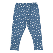 Легінси для дівчинки ШР268 супрем Бембі 811-синій-білий-принт