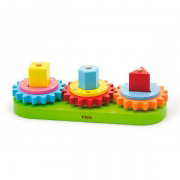 Дерев'яна пірамідка Viga Toys Шестерні 59611