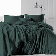 Комплект постільної білизни Muslin SoundSleep Dark Green