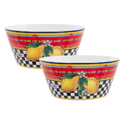 Набір фарфорових салатників 2 шт 14 см Dolche Lefard 922-068