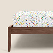 Простирадло на гумці Dots ранфорс Cosas висота 30 см