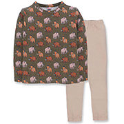 Піжама для дівчинки 0113247сл щільний кулір Татошка зелений