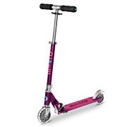 Самокат до 100 кг 2-х колісний серії Sprite LED Micro SA0219 фіолетовий