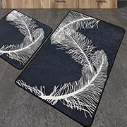 Набір килимків для ванної кімнати Alisan Chilai Home