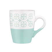Чашка керамічна 320 мл Ornament Ardesto AR3045LB блакитно-біла